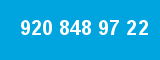 920 848 97 22 920 848 97 22